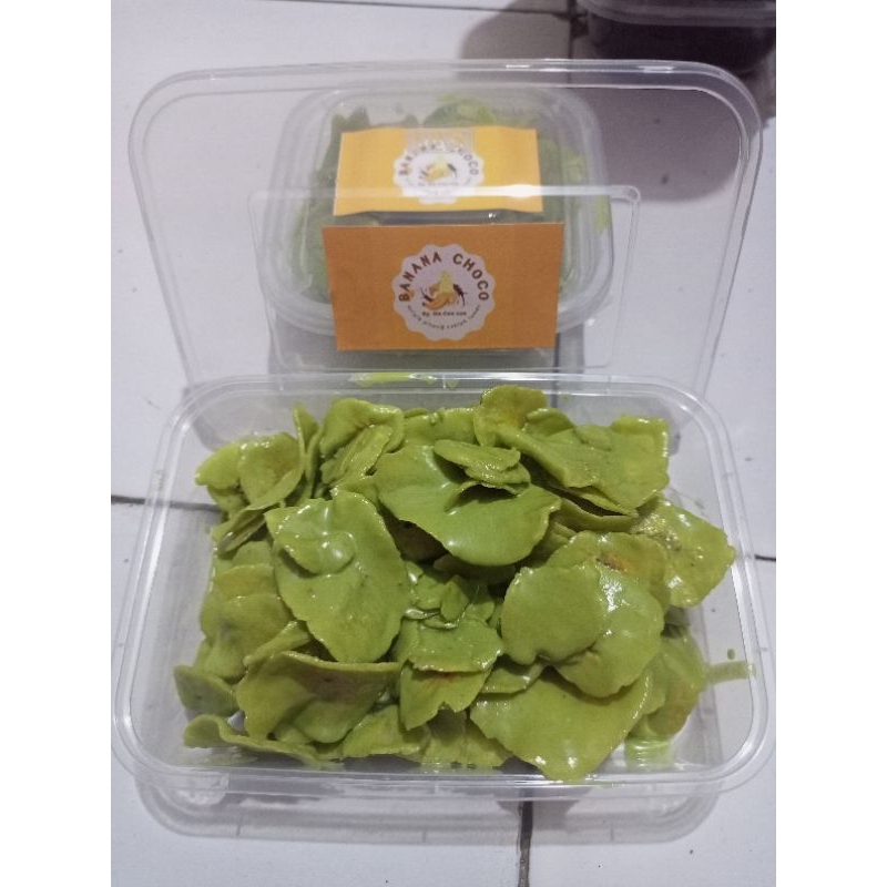 

kripik pisang lumer rasa macha/green tea 120gram
