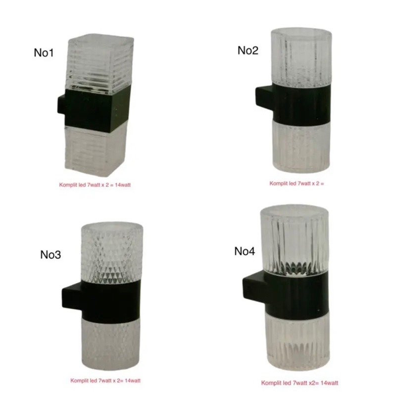 Lampu dinding outdoor minimalis led