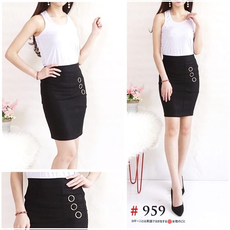 JCMP - 959 Rok Span * / Rok Span Mini Wanita Model Terbaru