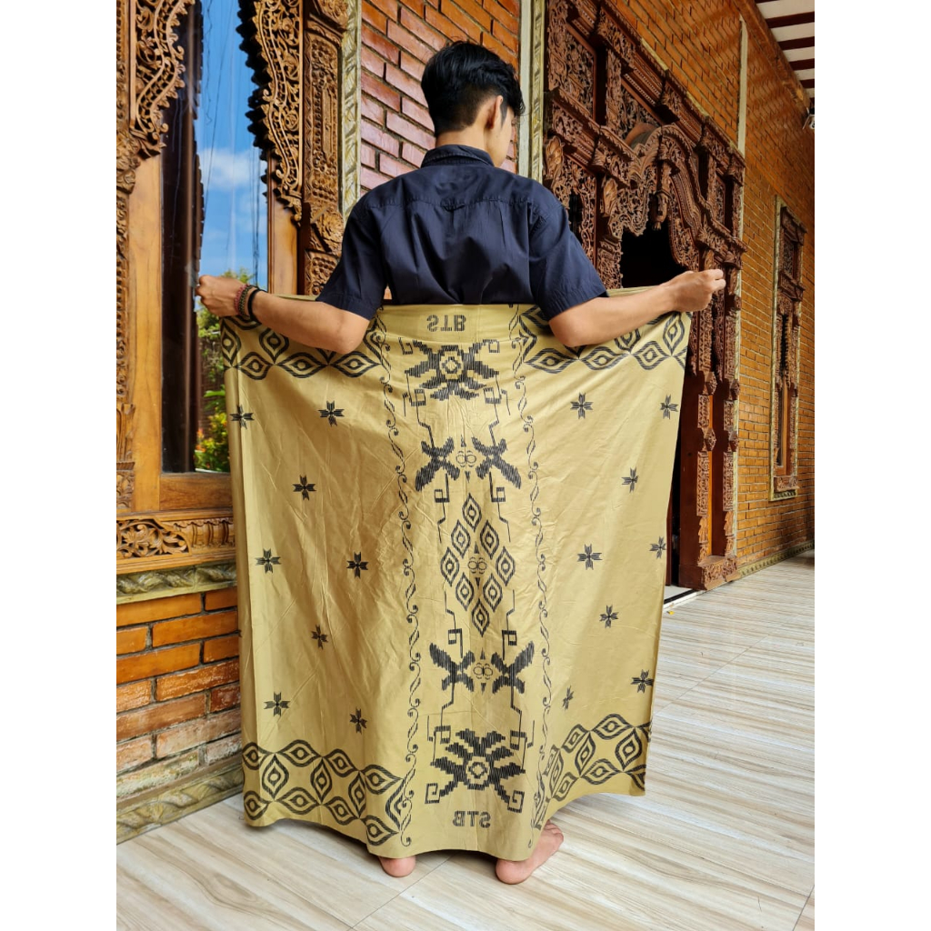 SARUNG BATIK DEWASA MOTIF BONANG - Goyor Rayon Super Mafia Sarung Batik Exclusive Putih