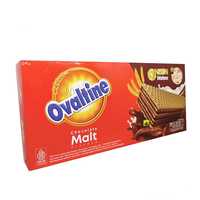 

Nissin OVALTINE Wafer - Smooth Chocolate Malt Wafer - 133 gr