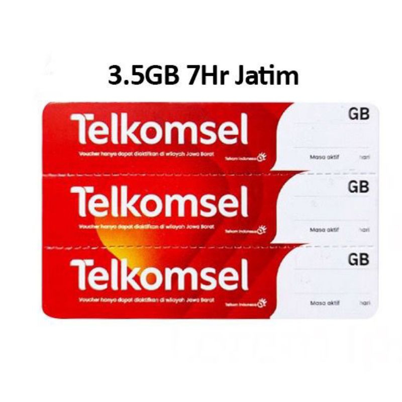 Voucher Telkomsel 3.5Gb 7Hari