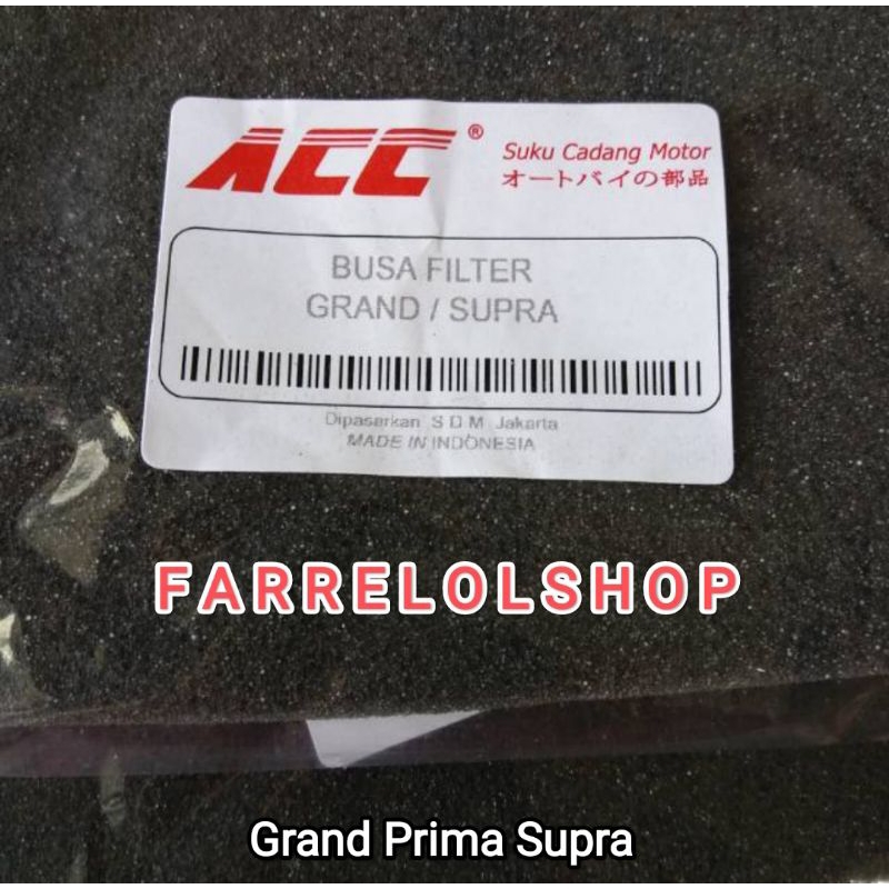 Filter Udara/ Busa Filter Udara Honda Astrea Grand Legenda Impressa Prima Supra