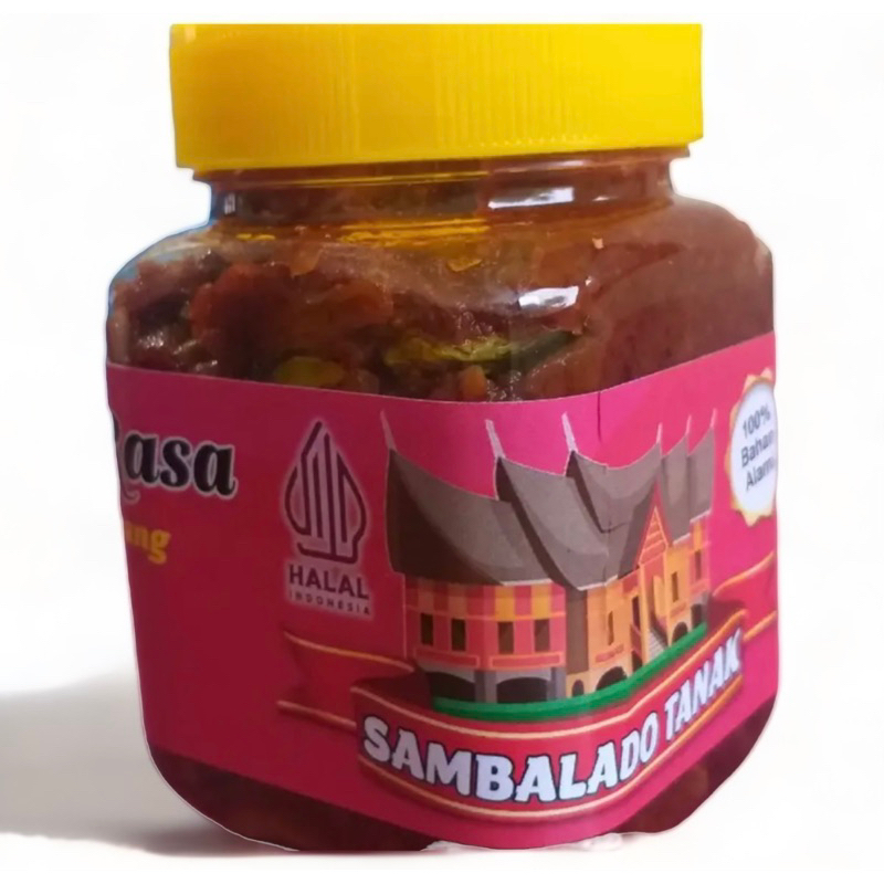 

Sambalado Tanak Jengkol Teri Padang 200,400 & 800 gram Asli Ranah Minang