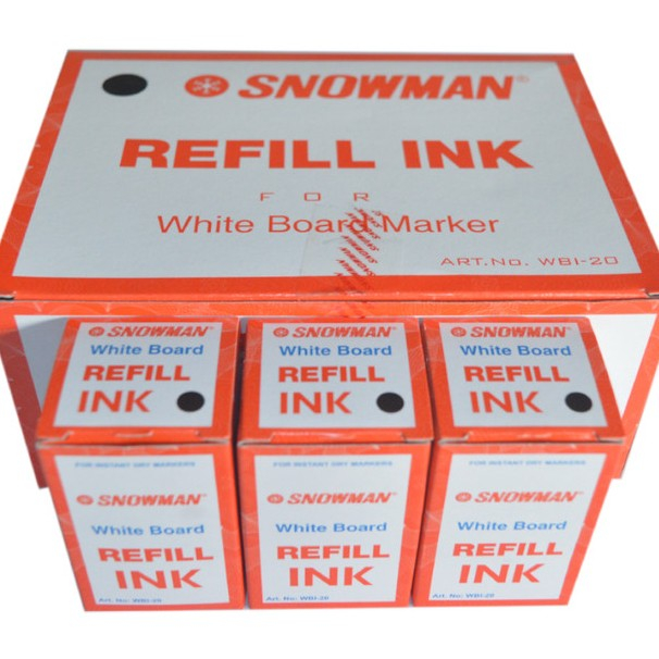 Refill Spidol Whiteboard/ Refill Tinta Spidol Whiteboard Merk Snowman