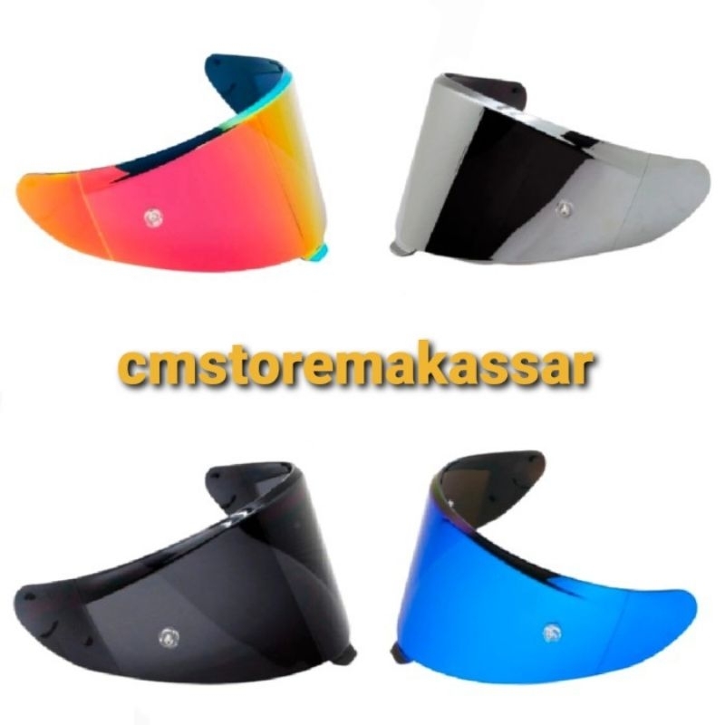 Kaca Helm Flat Visor Iridium NJS ZX1 ZX1R V2 Original NJS Spareparts