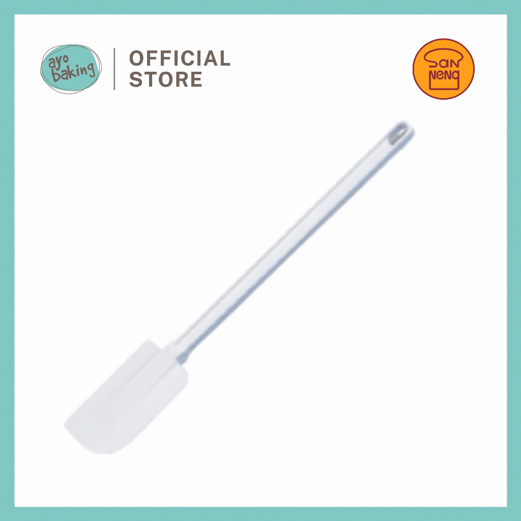 SANNENG - SN4743 - Rubber Spatula Spatula (L) | Pengaduk Adonan