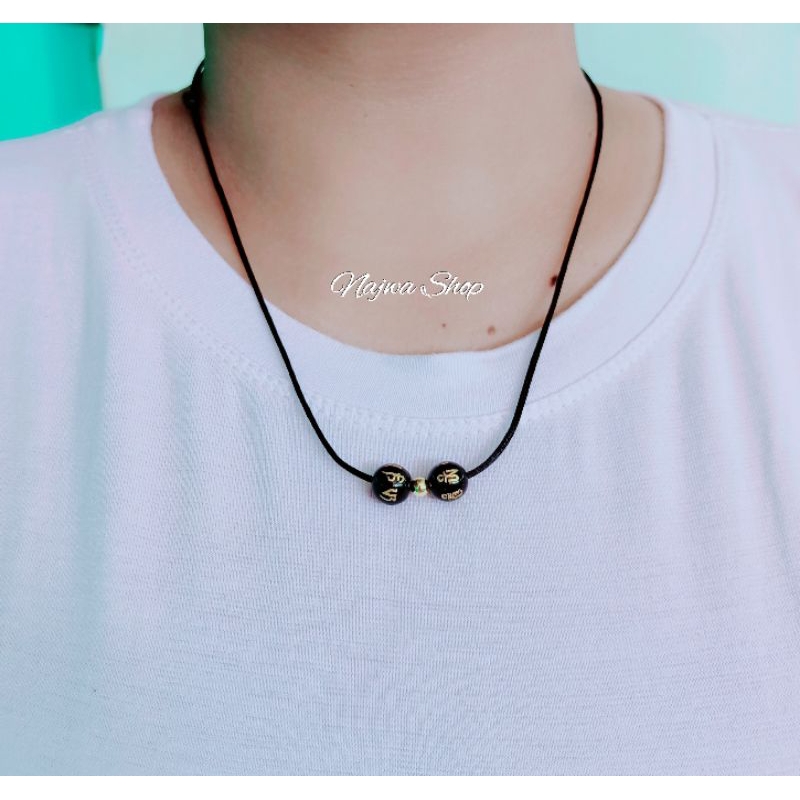 Kalung Tali  Mrican Mix Batu Tibet SemarNusantara kadar10k