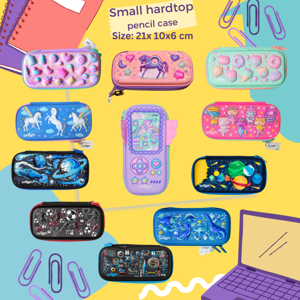 

SMIGGLE Wonderous hardtop pencil case small nimbul 3D