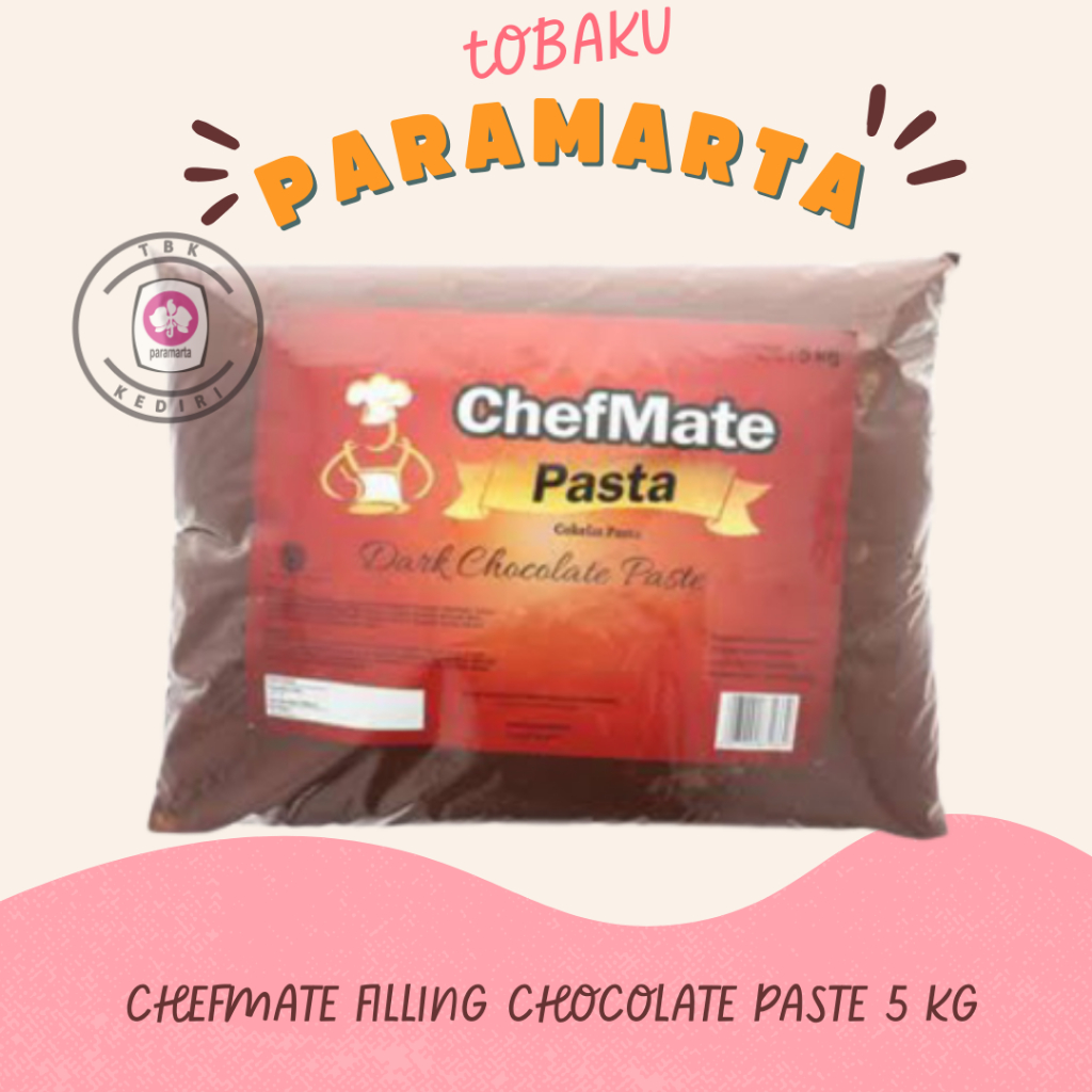 CHOCOLATE FILLING PASTE CHEFMATE PREMIUM COKLAT 5 KG / ISIAN ROTI FILLING COKLAT / ISIAN ROTI COKLAT