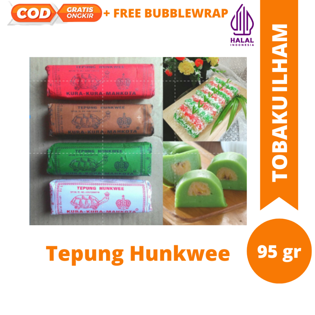 

Tepung Hunkwee / Hongkue / Tepung Cendol 95g