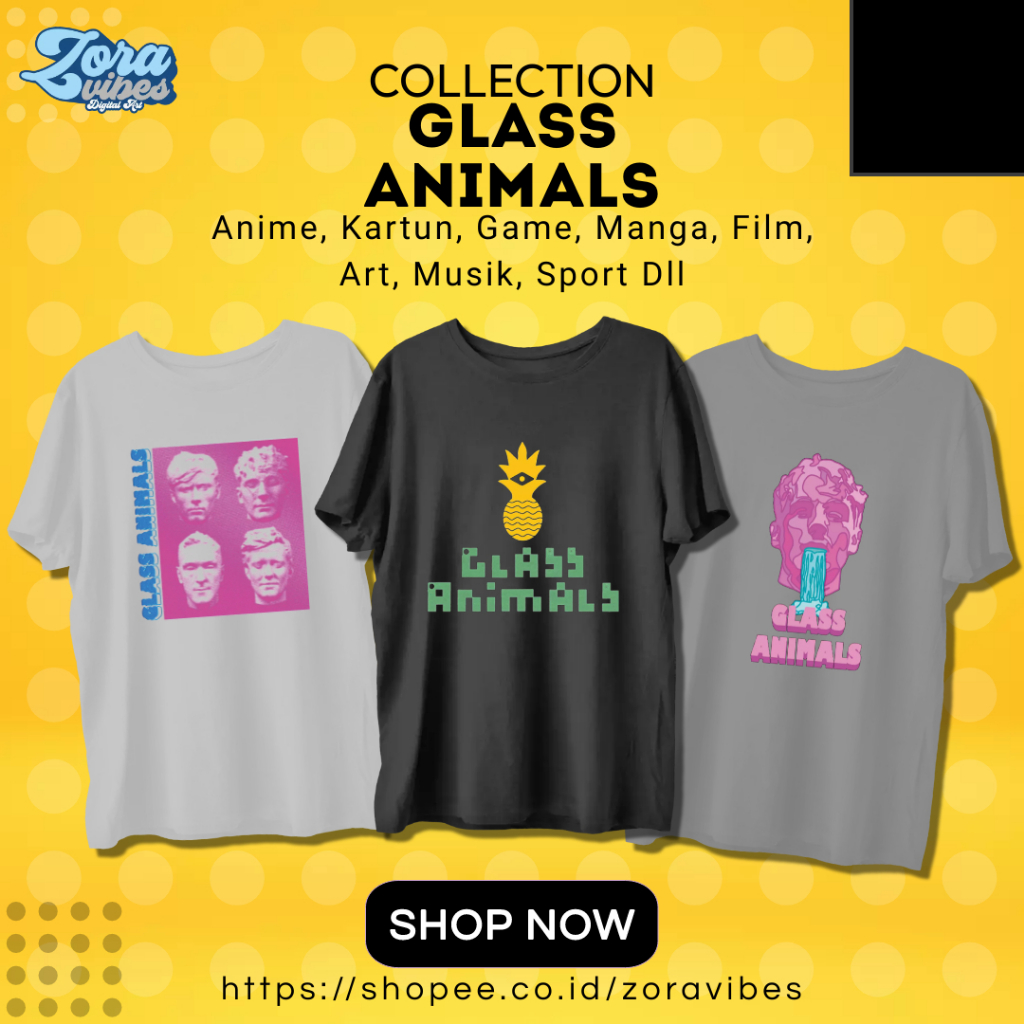 Kaos Glass Animals Band