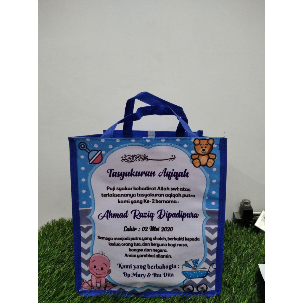 tas  aqiqah/tas hantaran/tas tasyakuran/box nasi 22x22/dus 22/ tas souvenir ukuran 24x22x25