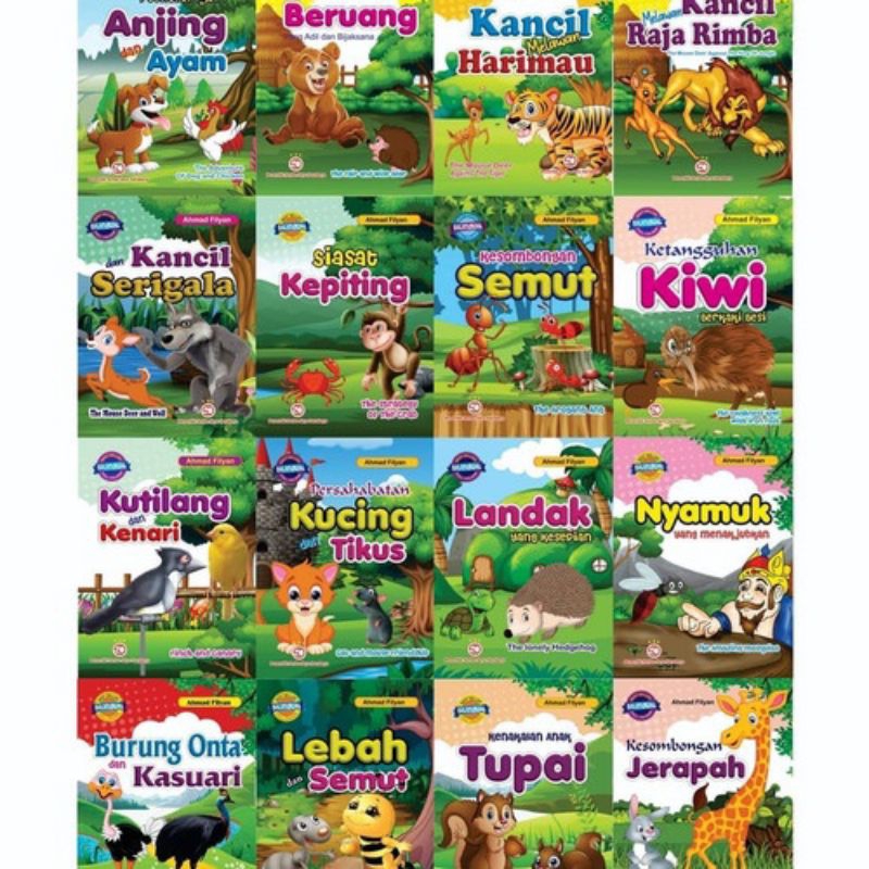 

Buku Dongeng Fabel Bilingual Dua Bahasa Buku Cerita Anak