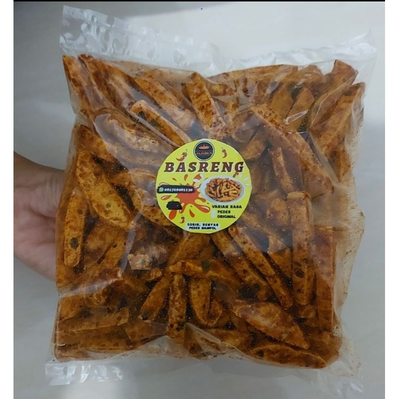 

BASRENG VIRAL MURAH 250g / BASRENG PEDAS BUMBU MELIMPAH DAUN JERUK
