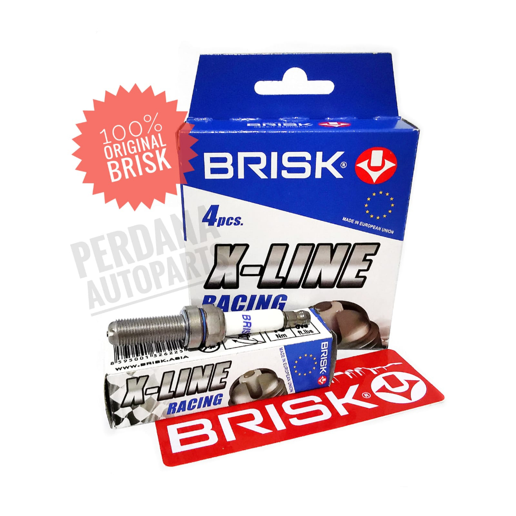 Busi Motor KTM 250cc / 350cc / 450cc Original BRISK X-Line Premium COR10X9