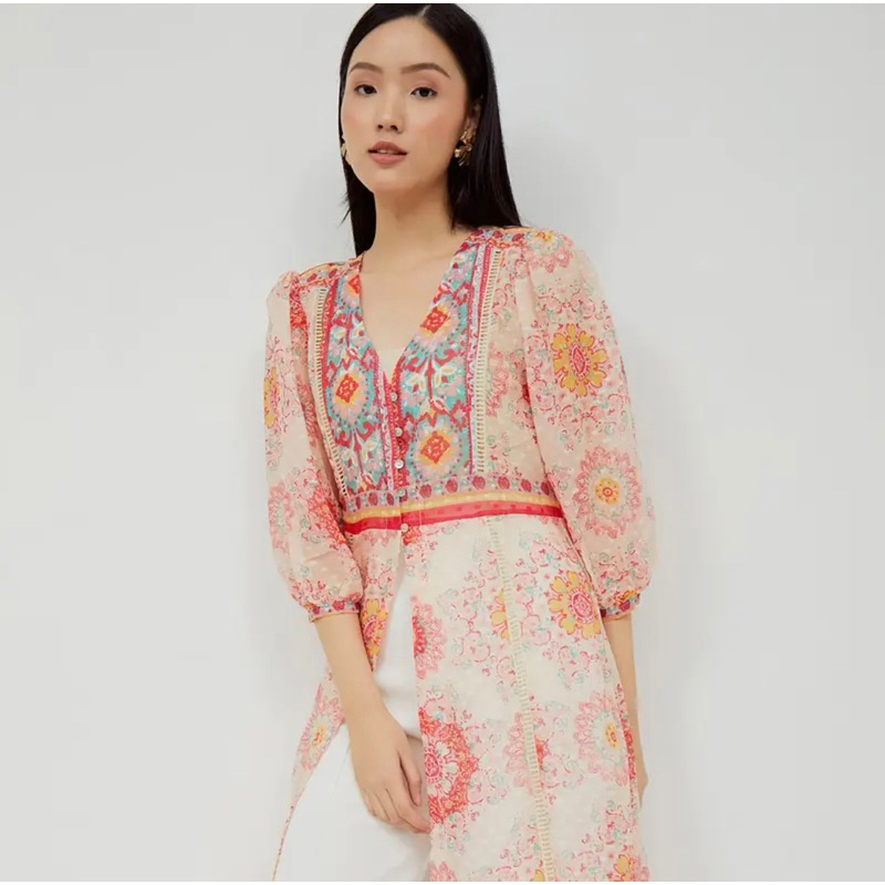 savnion danisha midi dress ( preloved)