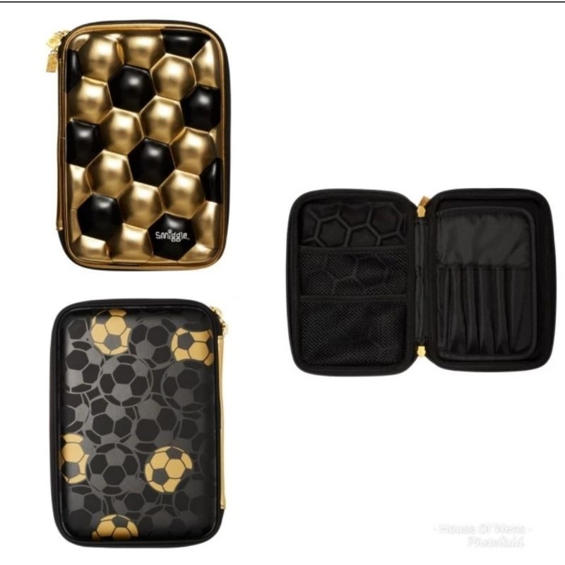 

Smiggle Gold Hardtop Pencil Case-Kotak Pensil Gold Smiggle-Original