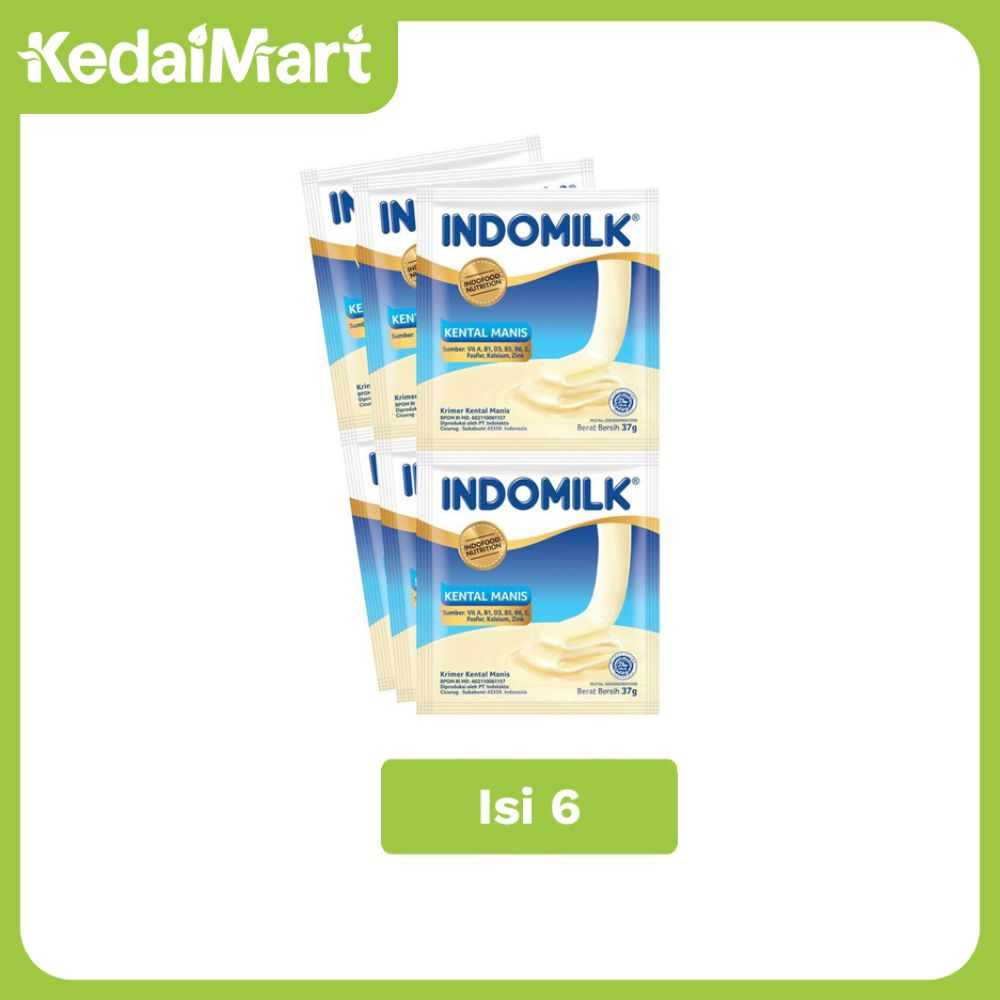 

Indomilk Susu Kental Manis Sachet Isi 6 x 40 Gram