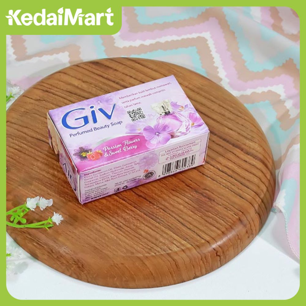 Giv Sabun Batang Bar Soap Ungu 80/76 Gram