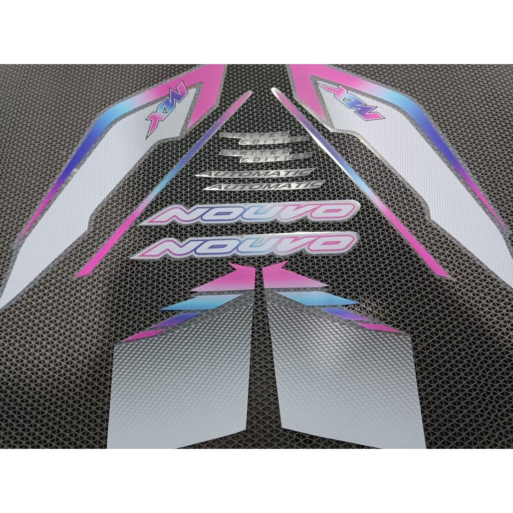 STRIPING TRANSPARAN RAINBOW NOUVO Z/NOUVO MX MOTIF RAINBOW