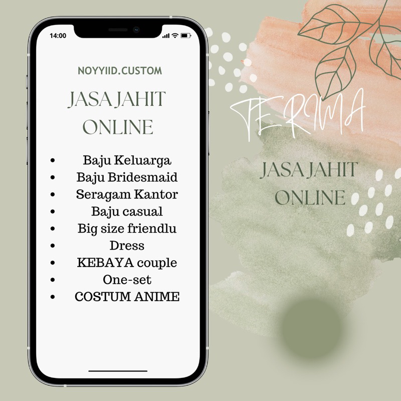 Jahit Online JAHIT BAJU jahit baju online
