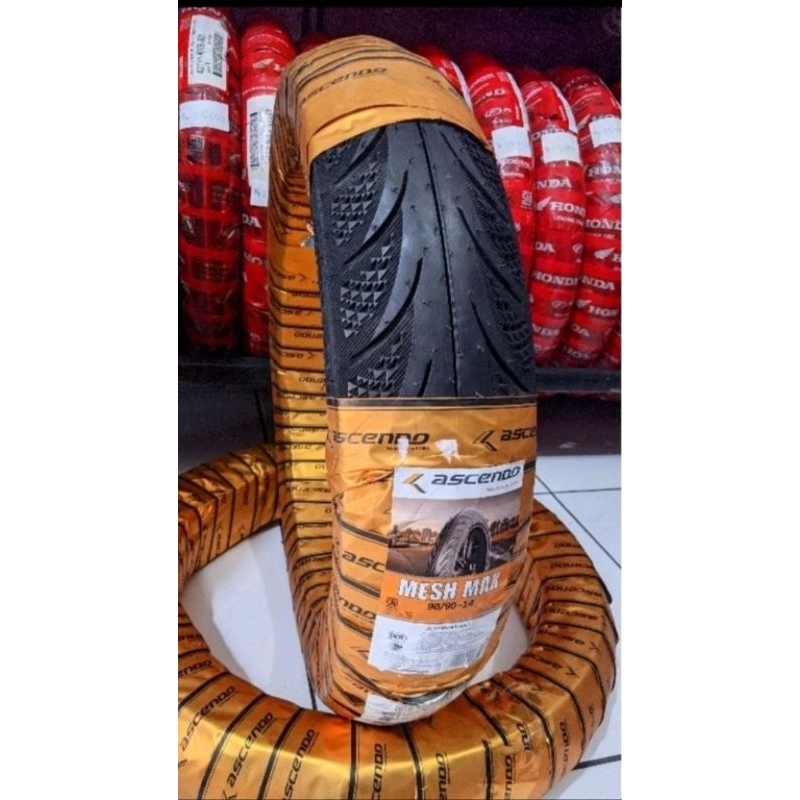 BAN LUAR ASCENDO 90/90-14 TUBLES