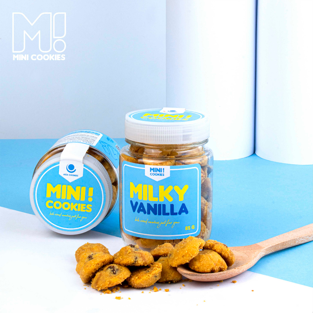 

Milky Vanilla PREMIUM ( Mini Cookies ) - Kukis - Snack - Renyah - Susu Vanilla