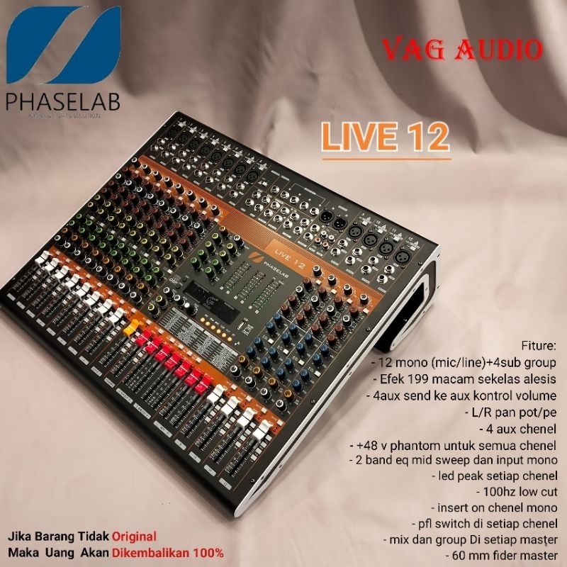 MIXER PHASELAB LIVE 12/ LIVE12