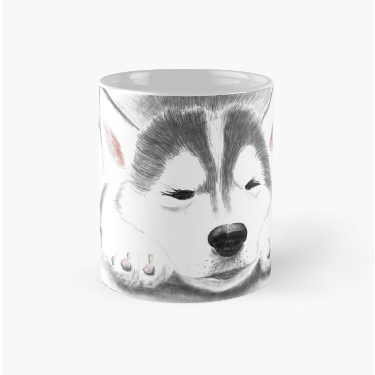 Mug Keramik Husky puppy