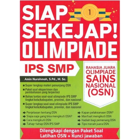 SIAP SEKEJAP OLIMPIADE IPS SMP RAHASIA JUARA OLIMPIADE SAINS NASIONAL (OSN)