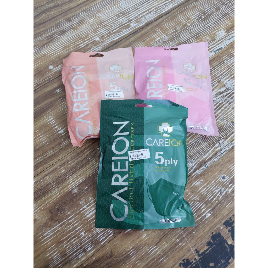Masker Duckbill Hybrid 5D JP |  Masker Duckbill 5ply 1 Kantong Isi 10 Pcs
