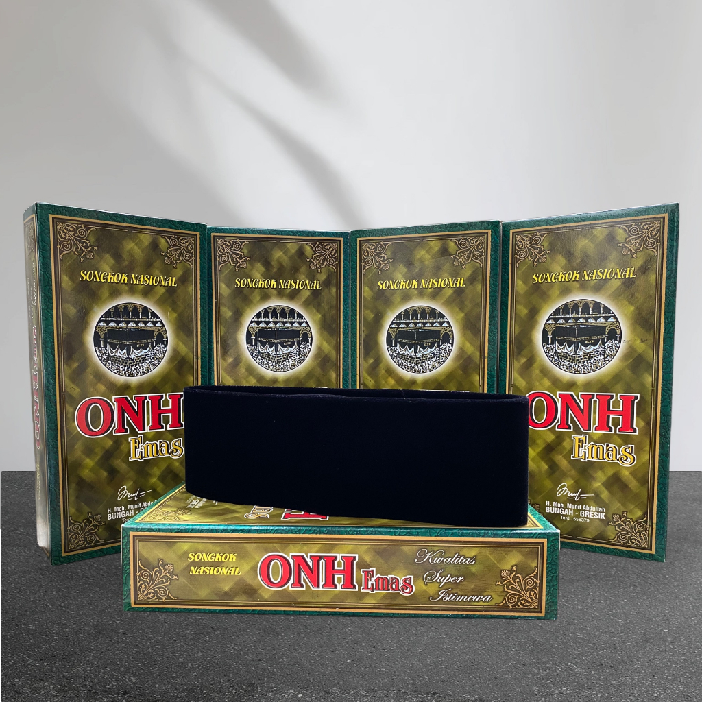 Peci Hitam / Songkok ONH EMAS KUALITAS SUPER ISTIMEWA