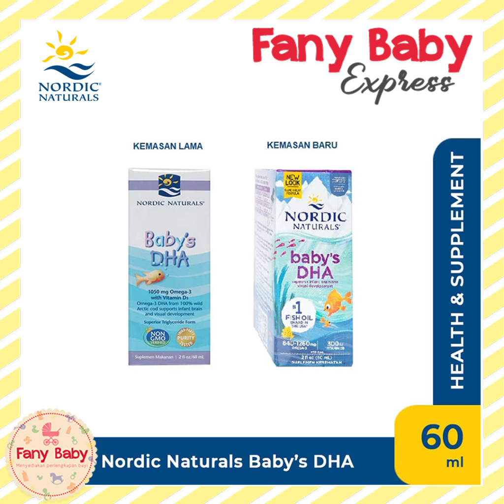 NORDIC NATURALS BABY'S DHA 60ML - 1050 mg OMEGA-3 with VITAMIN D3