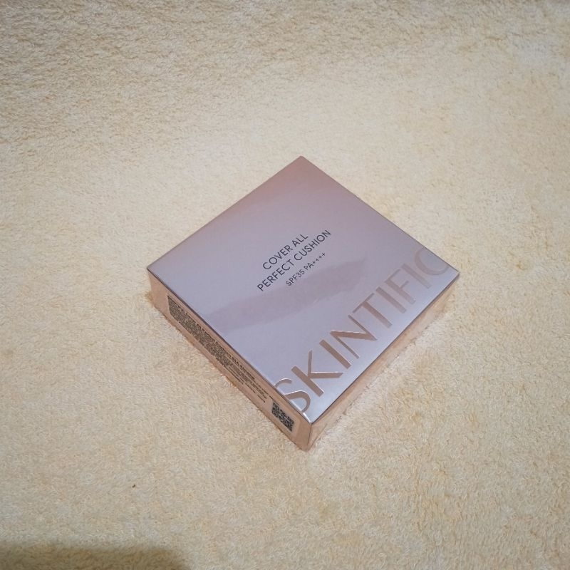 SKINTIFIC Cover All Perfect Air Cushion High Coverage Poreless&Flawless Foundation 24H Long-lasting 