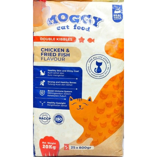 MOGGY CAT FOOD 20 KG  / MAKANAN KUCING MOGGY