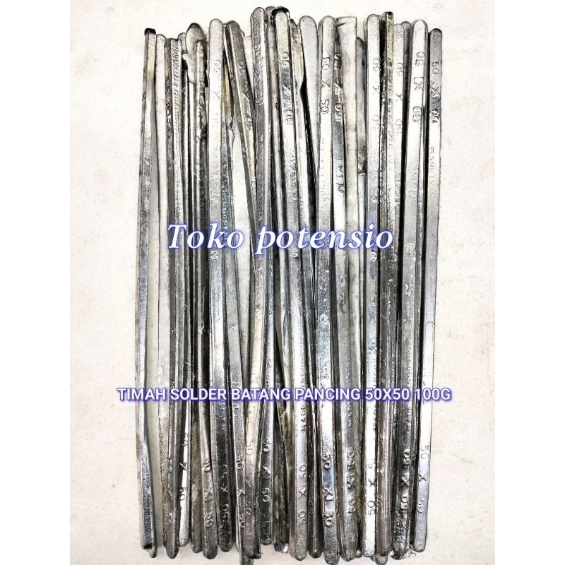 TIMAH SOLDER PANCING BATANGAN 50X50 100G