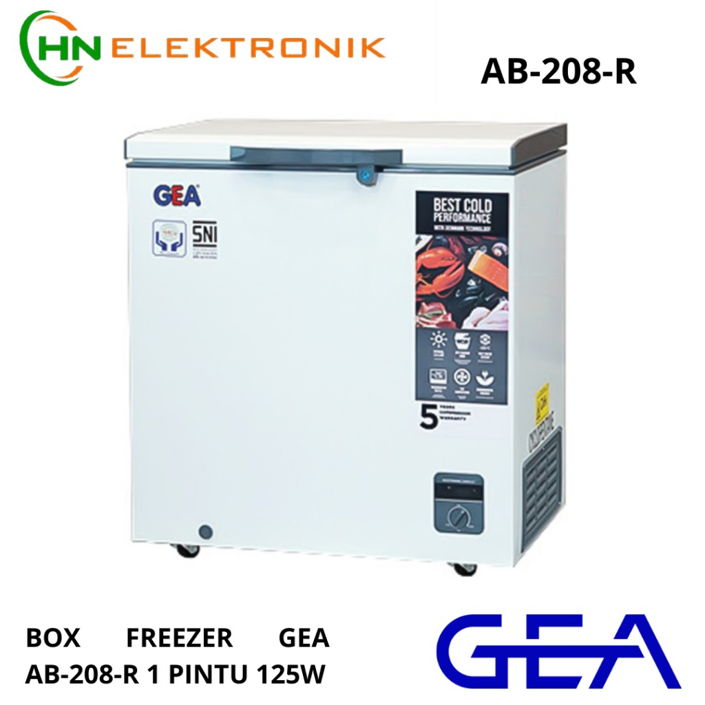 BOX FREEZER GEA 1 PINTU AB 208 R 125W