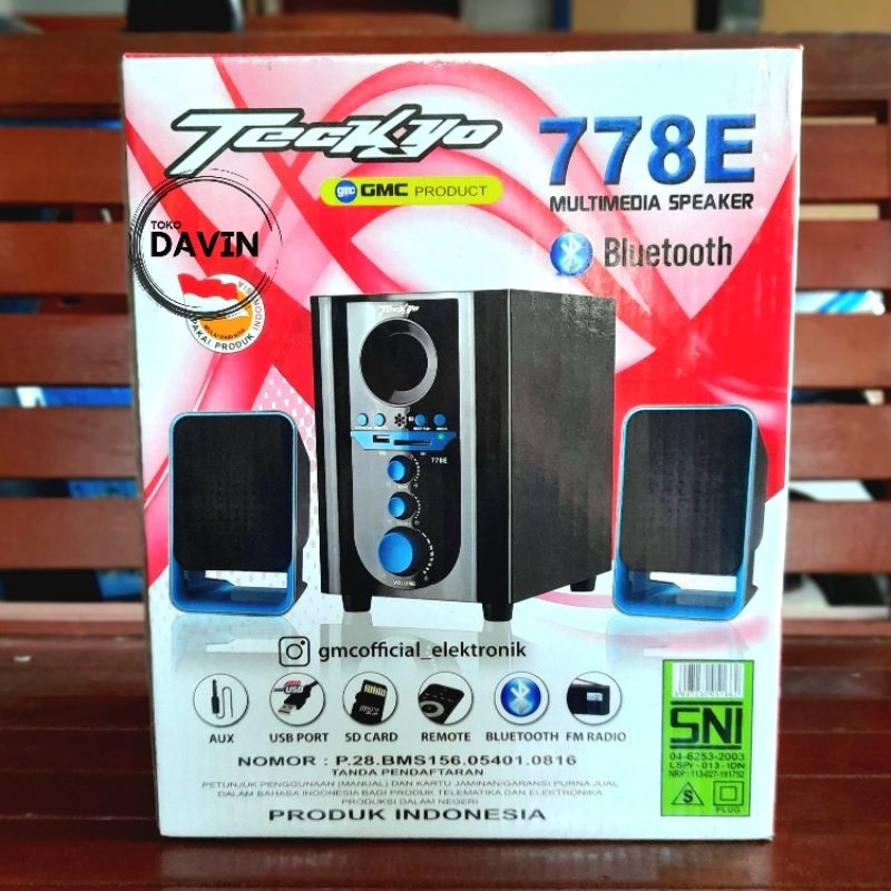 SPEAKER TECKYO 778E - SPEAKER BLUETOOTH GMC TECKYO