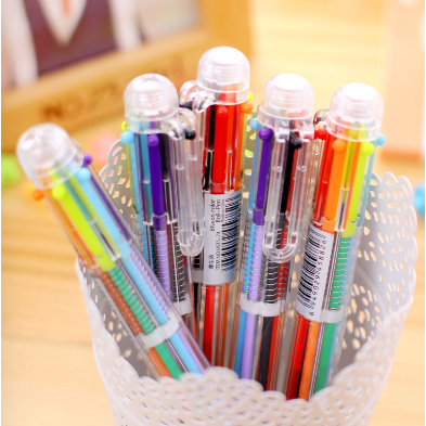 

PNW060 Pulpen 6 Warna Transparan Pena Ballpont Pen Six-in-One Color S048
