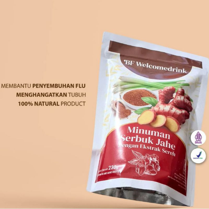 

Minuman Jahe Alami BF Welcomedrink by ummu balqis JAHE HERBAL