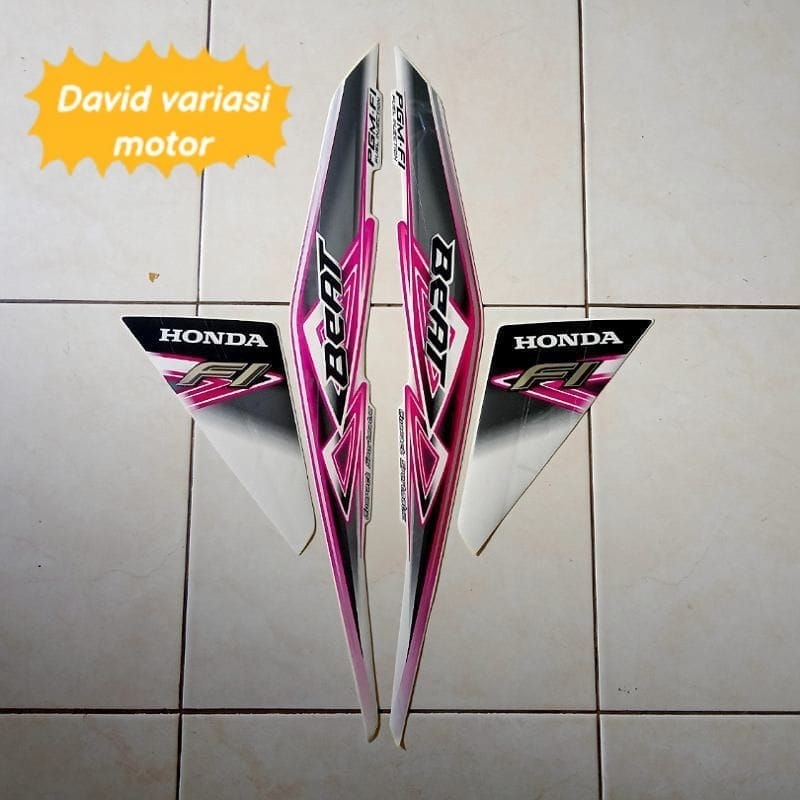 Striping Motor / Les Body Honda Beat 2013