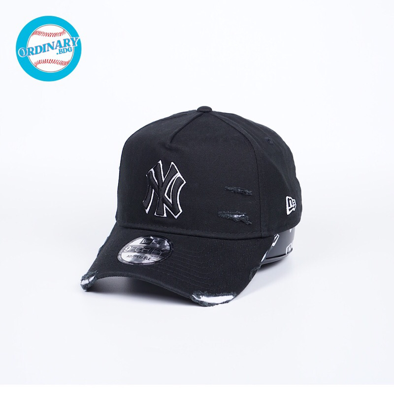 Sfq - Topi New Era Original Yankees Damage Cotton White