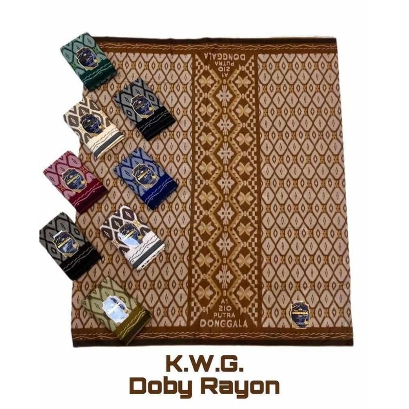 Sarung donggala kawung (kwg) rayon motif goyor