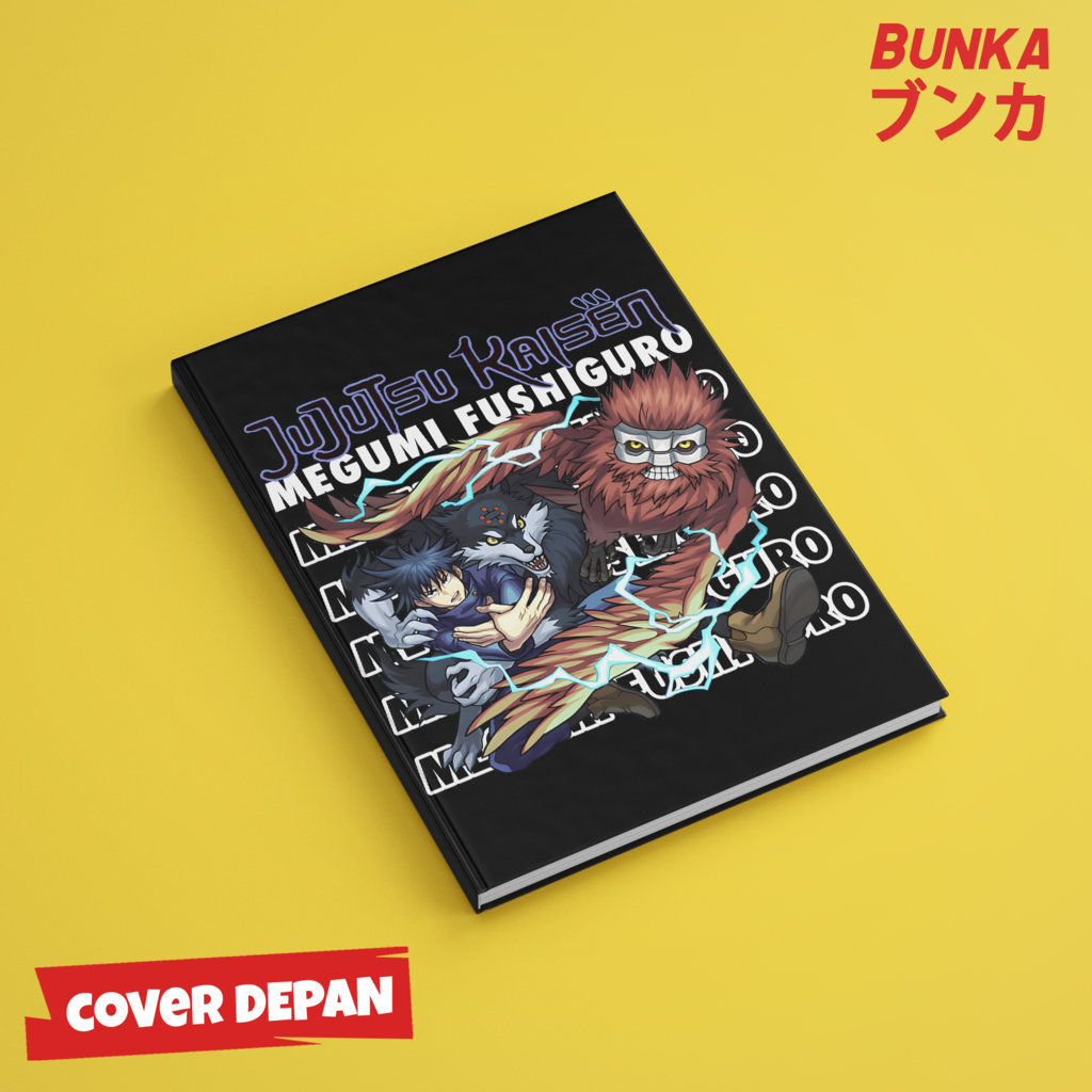 

Note Book Aesthetic Anime Jujutsu Kaisen Megumi Fushiguro Design Hardcover A5 Buku Tulis Catatan Notes Agenda Planner Jurnal vintage buku catatan story book kado anniversary valentine cowok cewek murah