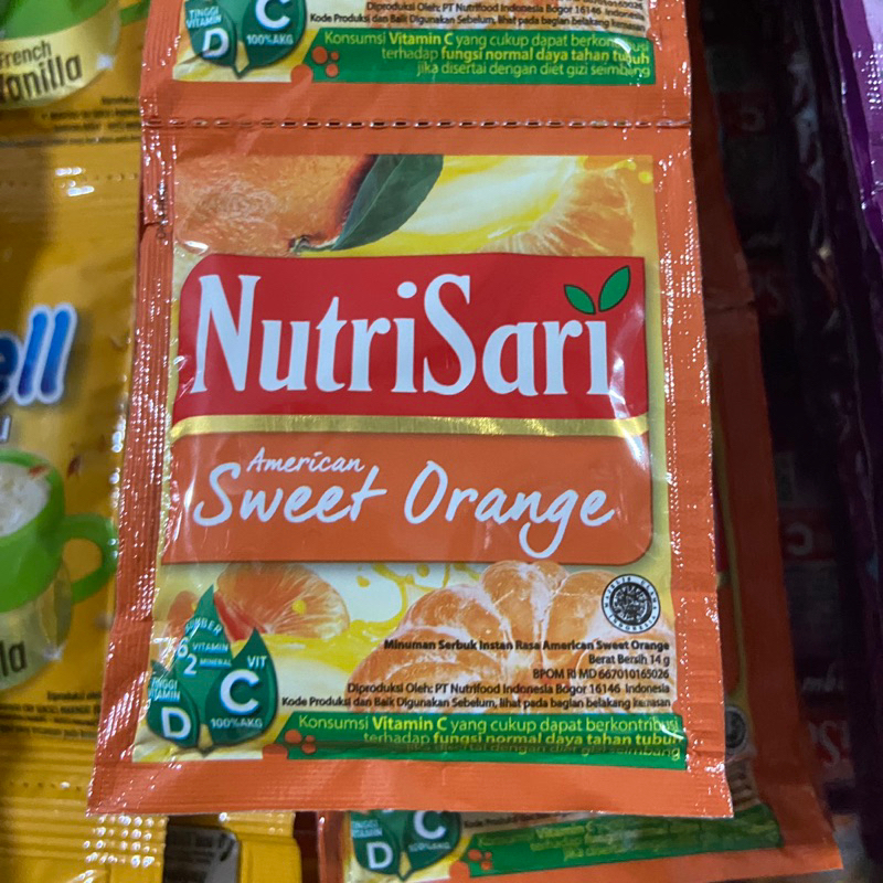 

GROSIR SEMBAKO - NUTRISARI Renceng isi 10