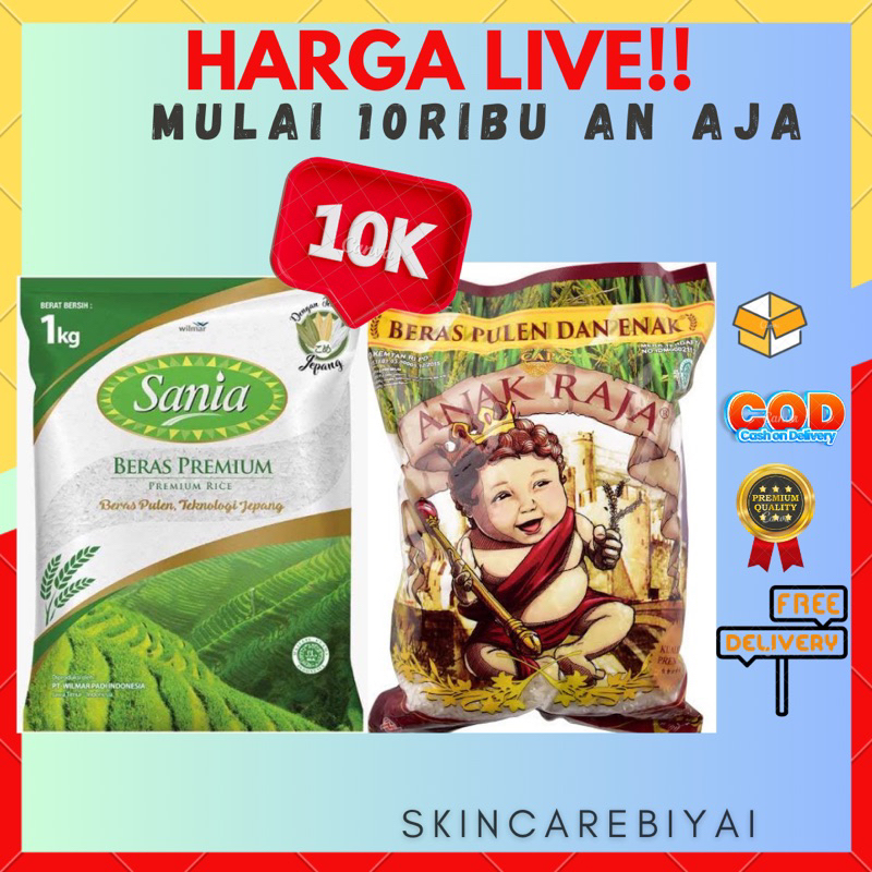 

BERAS PREMIUM BERAS PULEN 1KG / beras anak raja; sania; opung