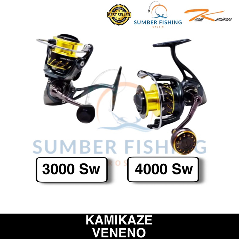 Reel Pancing Spinning KAMIKAZE VENENO SW