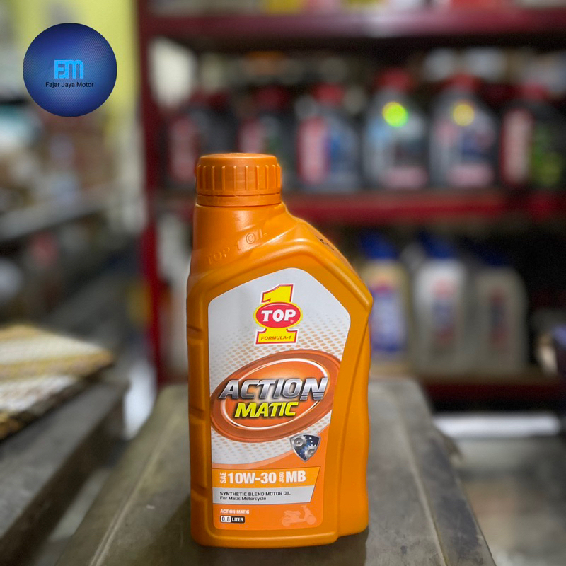 oli top 1 action matic 10w 30 0 8L oli matic mesin motor motorcycle