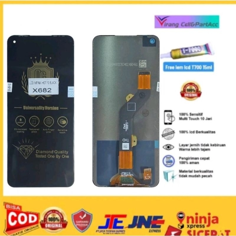 LCD TOUCHSCREEN INCEL INFINIX HOT 10 / X682 / HOT 8i / X683